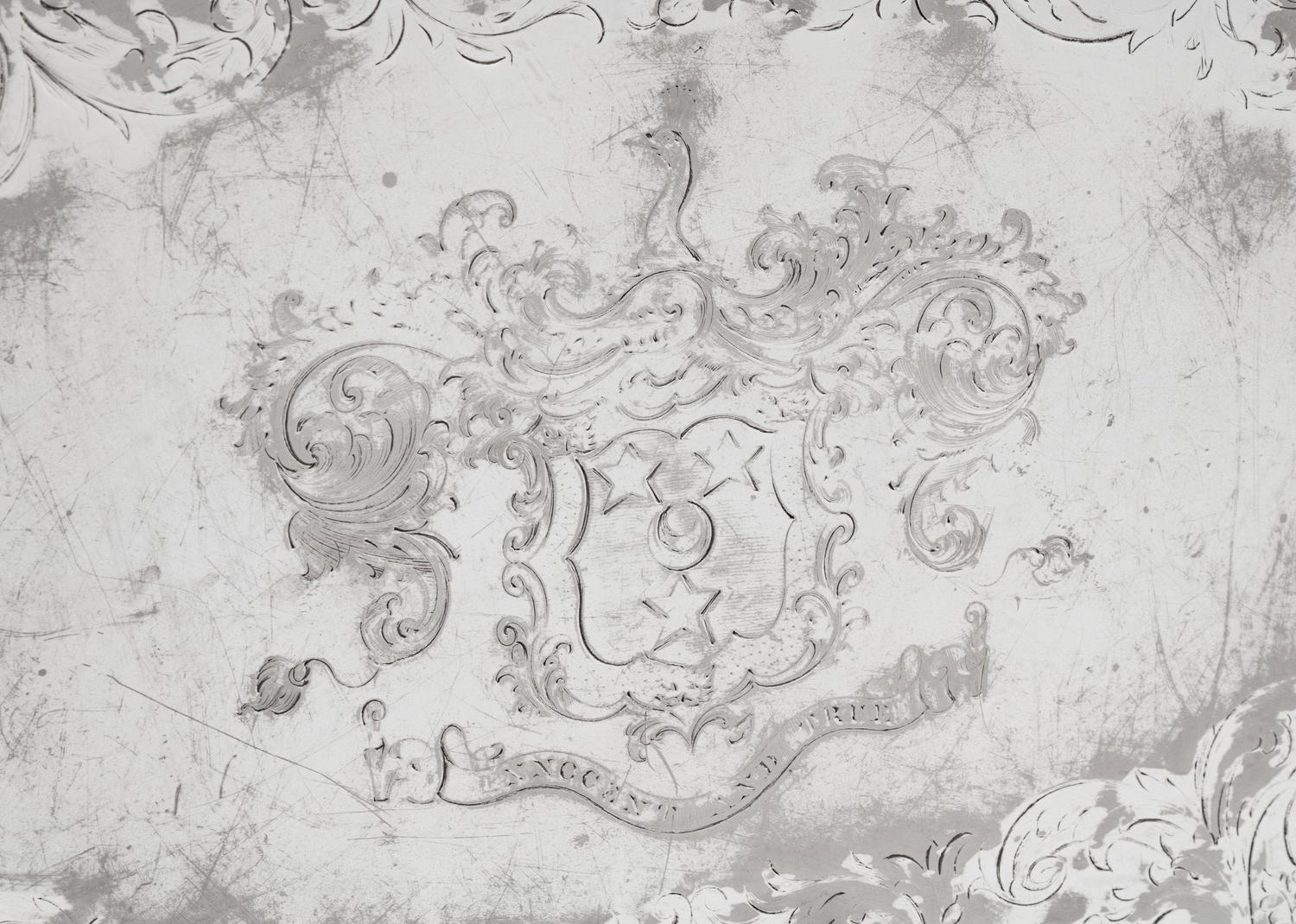 A Silver-Plate Tray