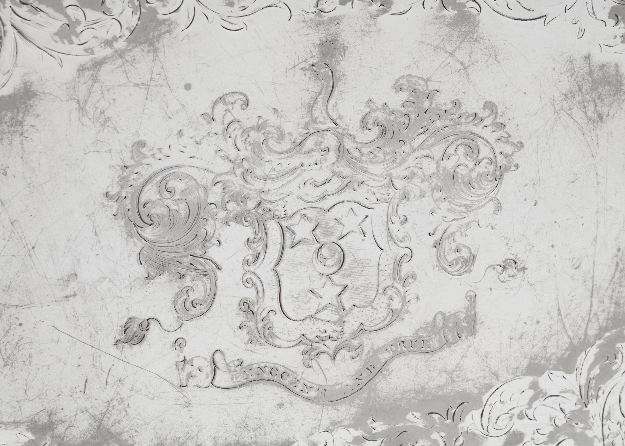 A Silver-Plate Tray