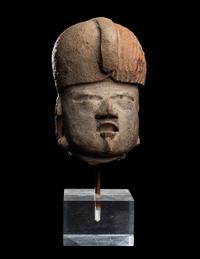An Olmec Terracotta Head