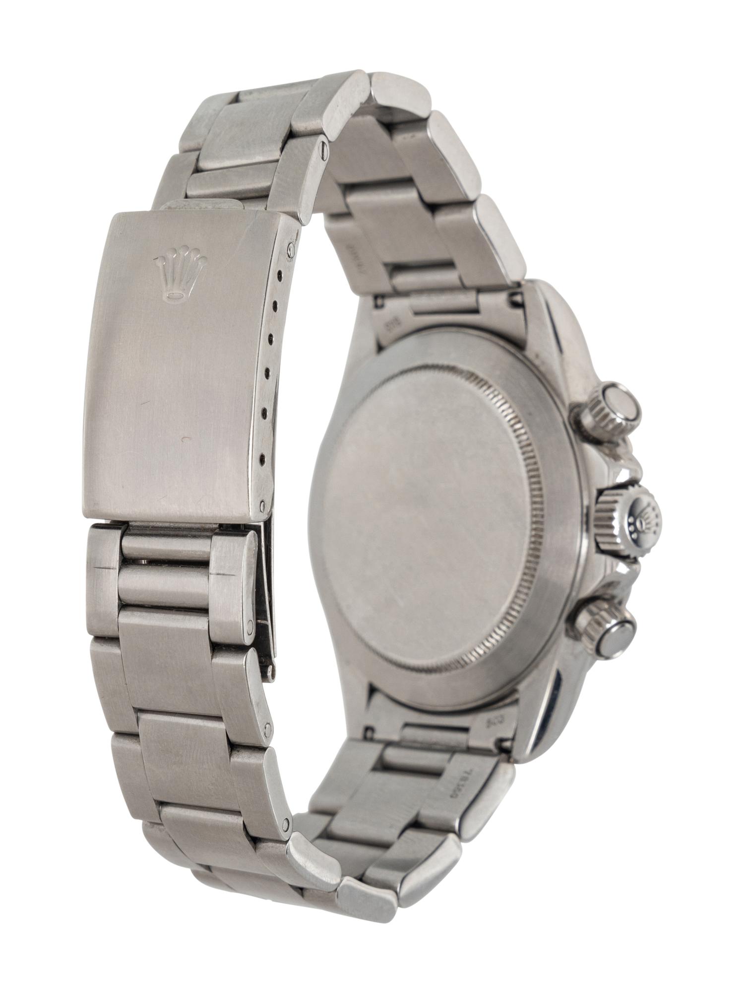 ROLEX, REF. 16520 STAINLESS STEEL ZENITH 'DAYTONA' 'COLOR CHANGE' WATCH