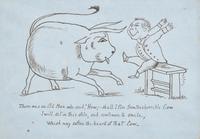 Lear, Edward. Original Drawing and Limerick