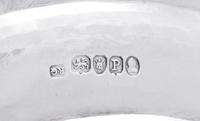 A George III Silver Meat Platter with Engraved Crest and Motto