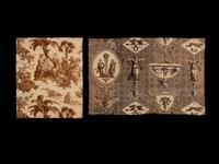 Two Fragments of Printed Textiles, 18th-19th Century