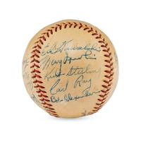 A 1948 Beaumont Exporters Team Signed Autograph Baseball
