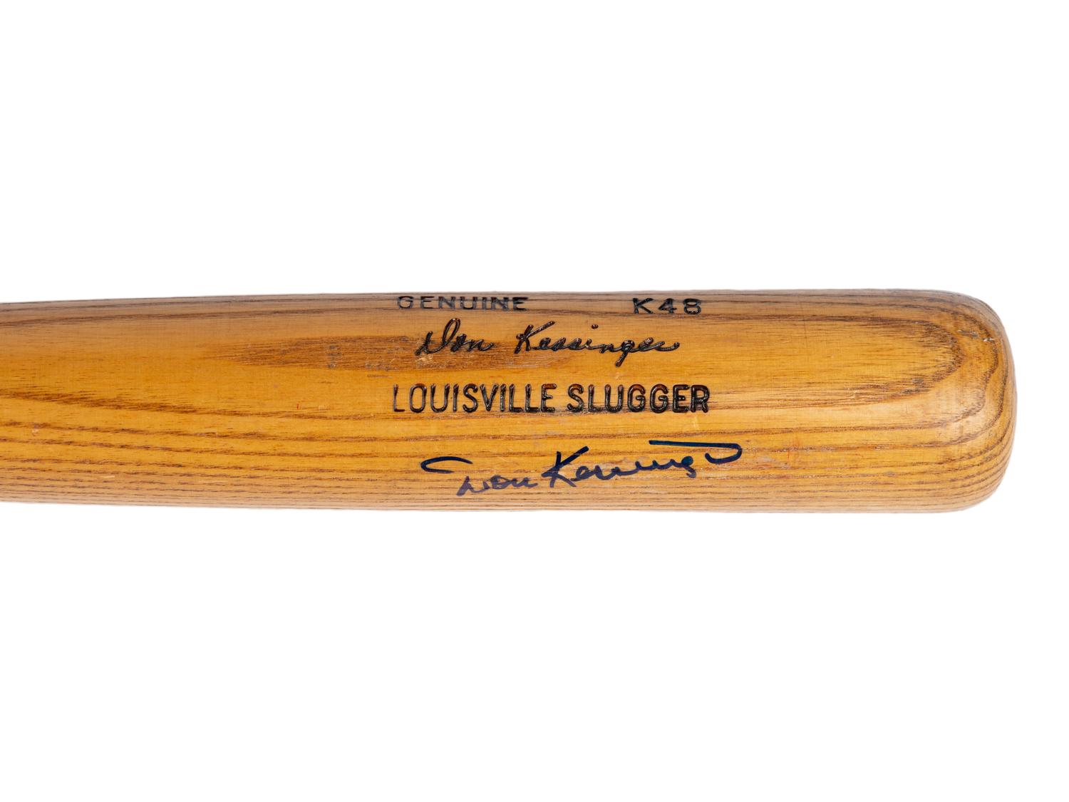 A Don Kessinger Signed Autograph Game Used Louisville Slugger Bat (Mears A5)