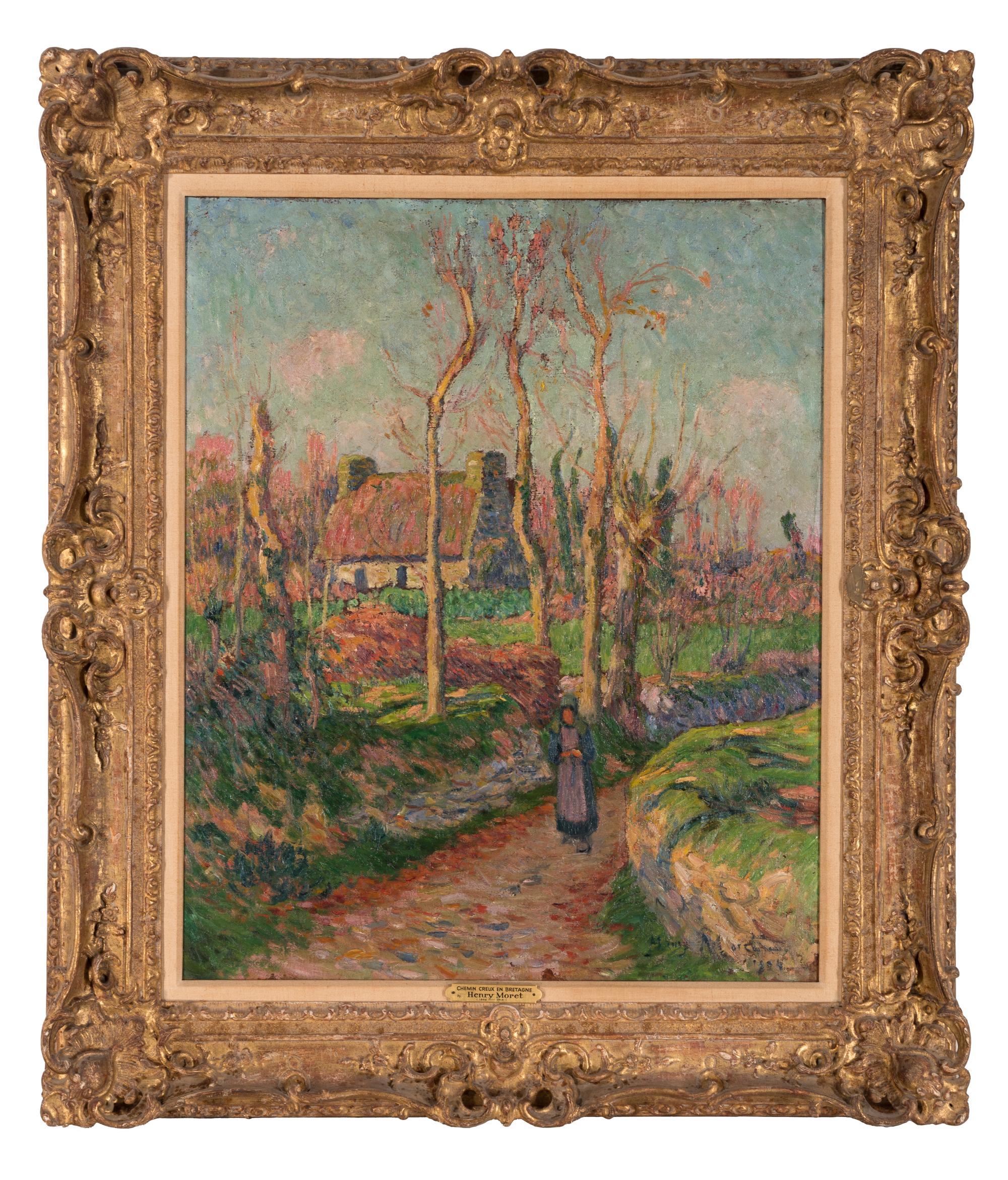 Chemin Creux en Bretagne, 1904