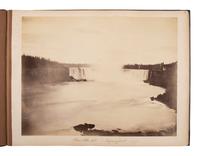 [NIAGARA FALLS, NY - EARLY PHOTOGRAPHY]. An album containing 20 views of Niagara Falls. Niagara Falls, New York, compiled in 1867.