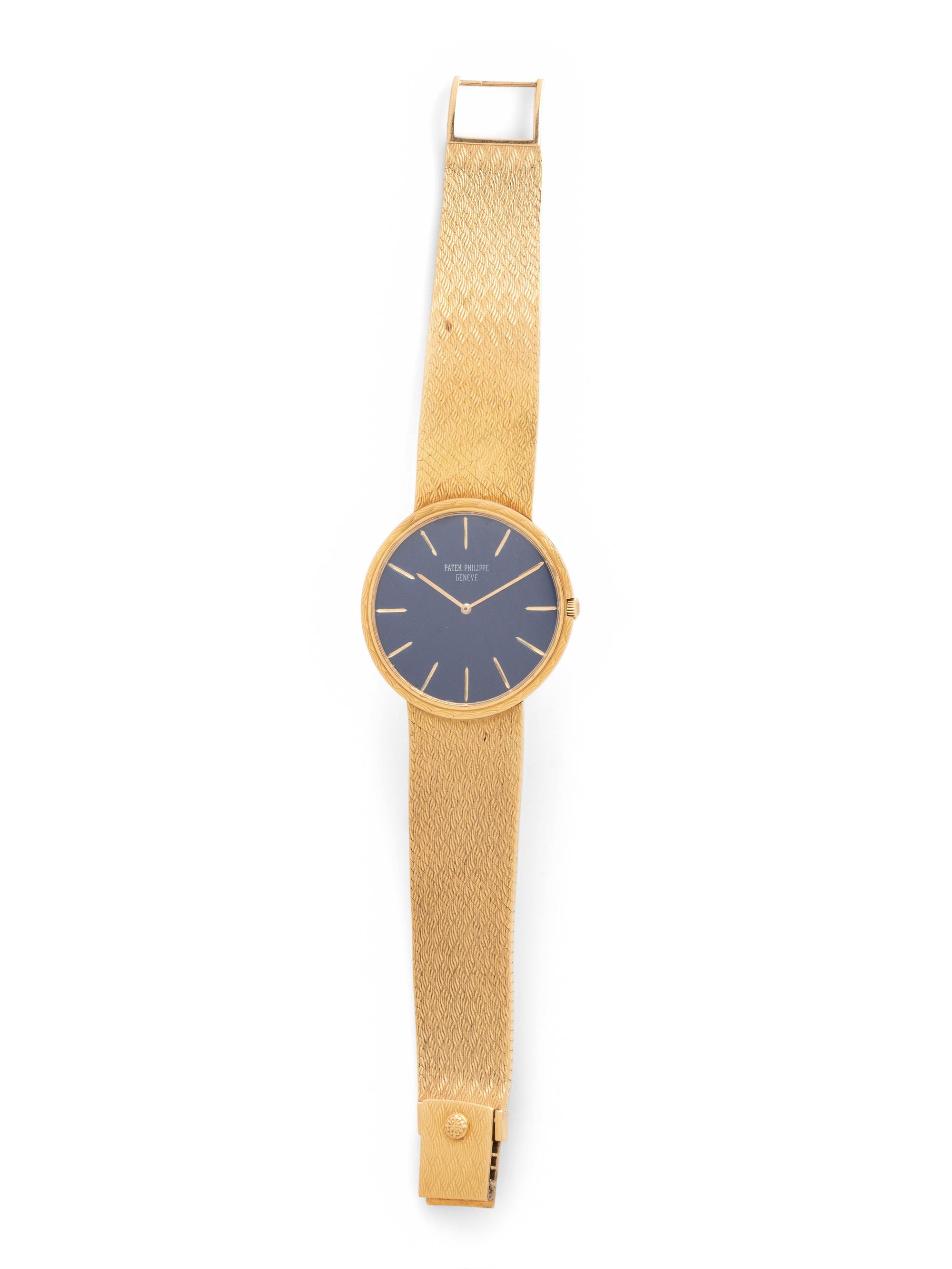 PATEK PHILIPPE, REF. 3588/2 18K YELLOW GOLD 'CALATRAVA' WRISTWATCH
