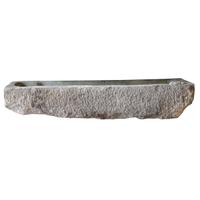 A Limestone Trough 68.5" W x 18" D x 12" H — Czech Republic, Circa 1800