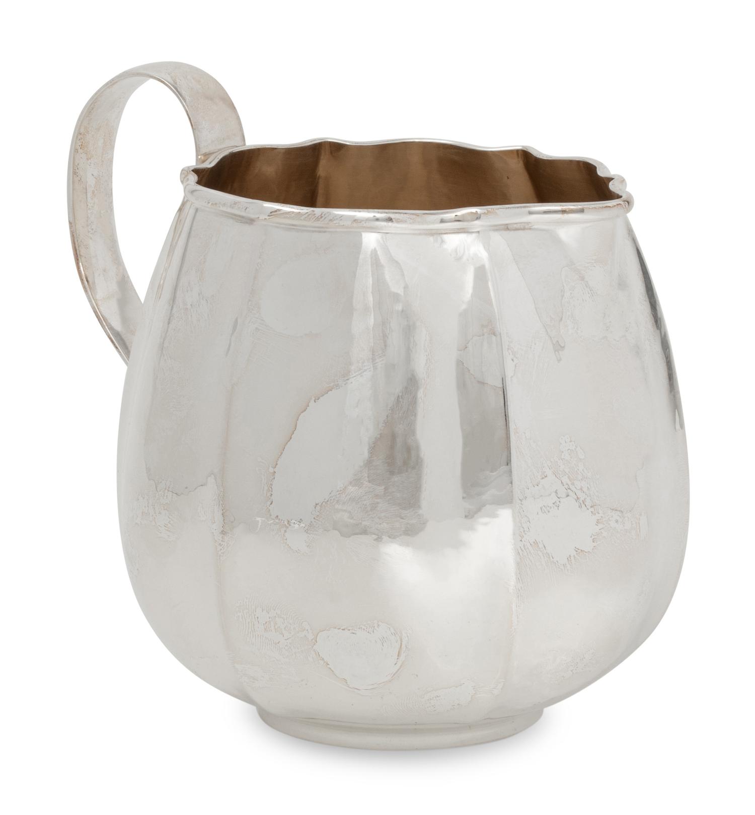 An Italian Silver Creamer
