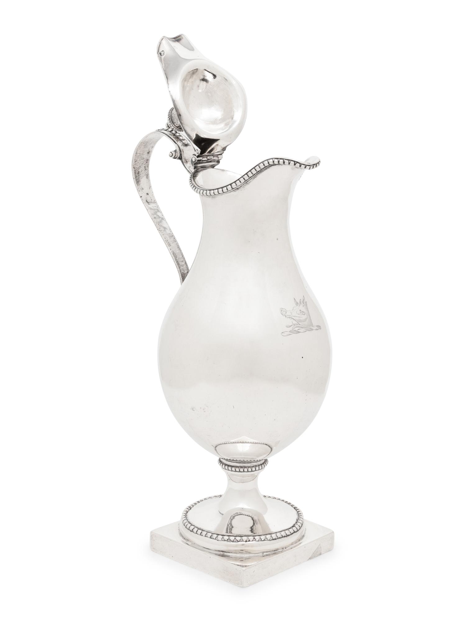 A George III Silver Ewer