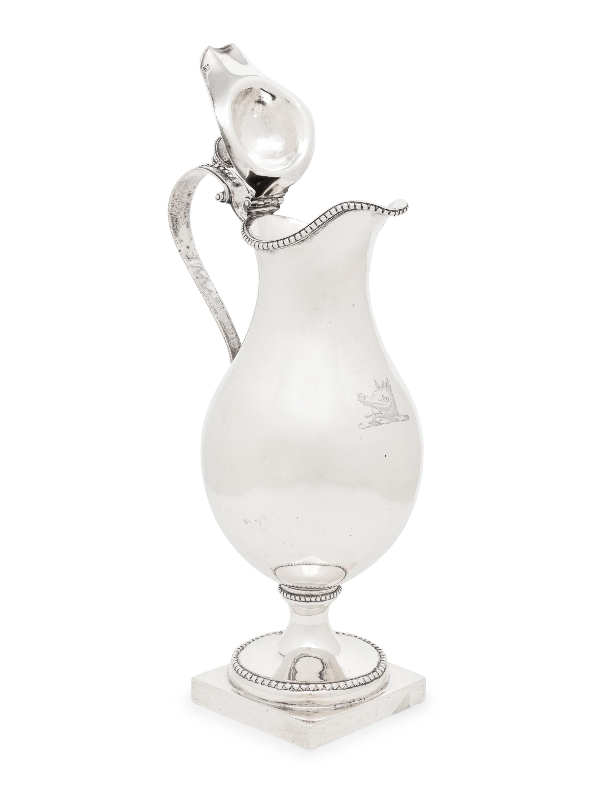 A George III Silver Ewer