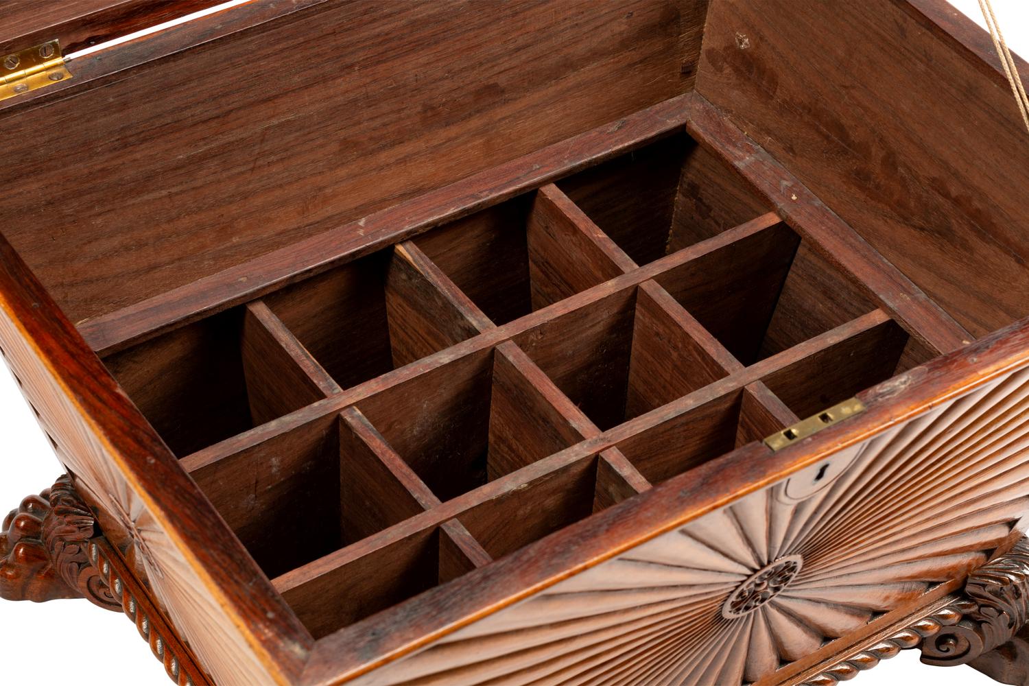 A Regency Mahogany Cellarette