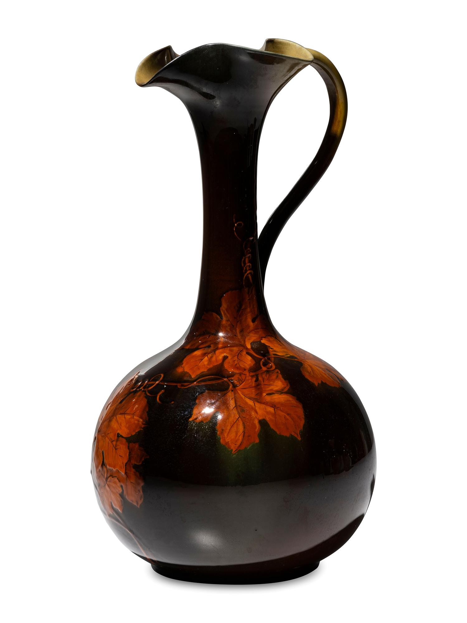 A Matthew Daly for Rookwood Pottery Standard Glaze Ewer
