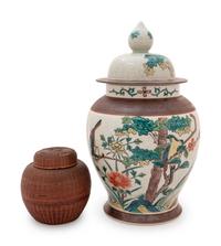 Six Chinese Famille Rose Porcelain Articles