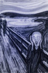 Alex Guofeng Cao (born 1969) Munch Scream vs Mona Lisa Smile, 2013