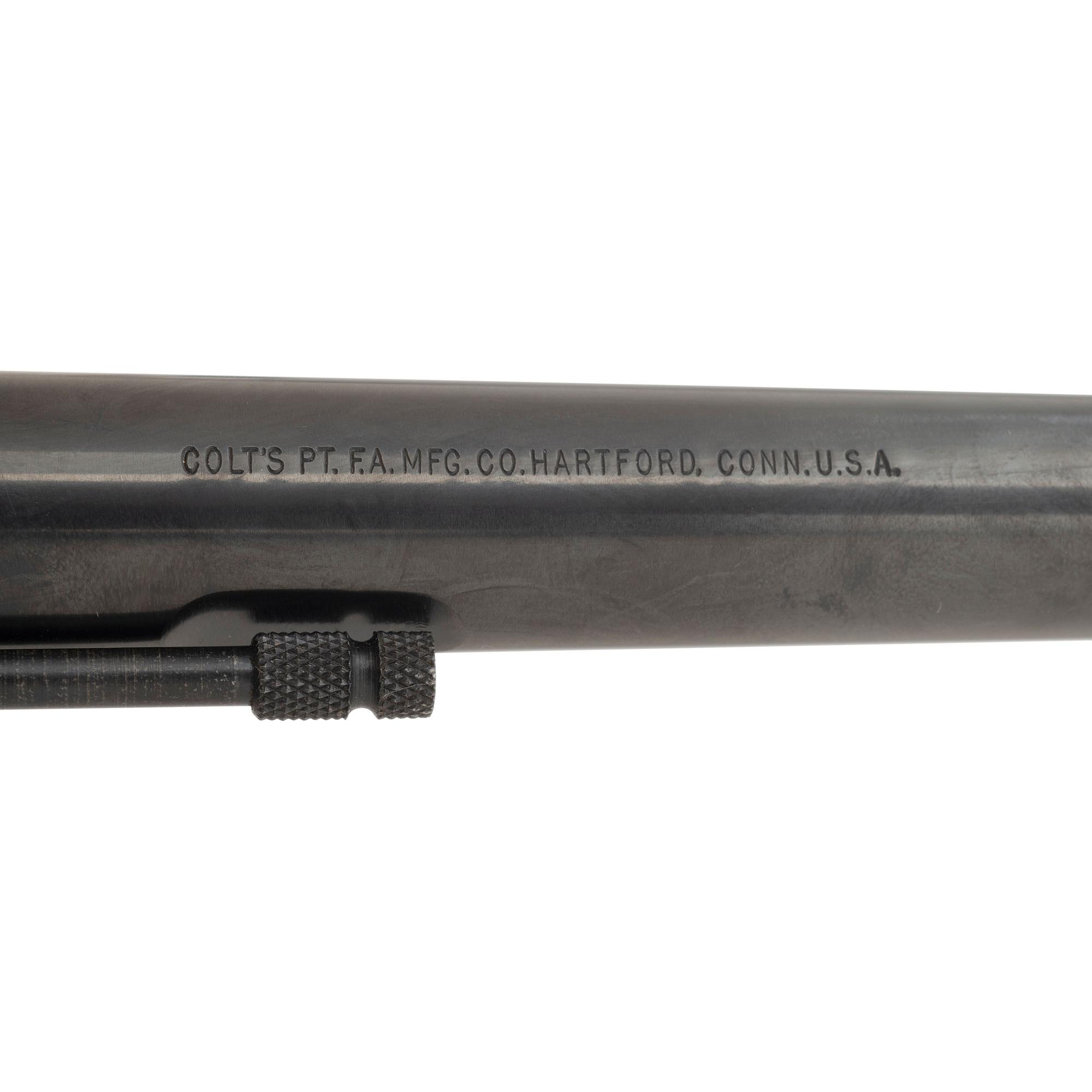 **Colt Officers Match 22 Revolver in Factory Box with Matching Test Target
