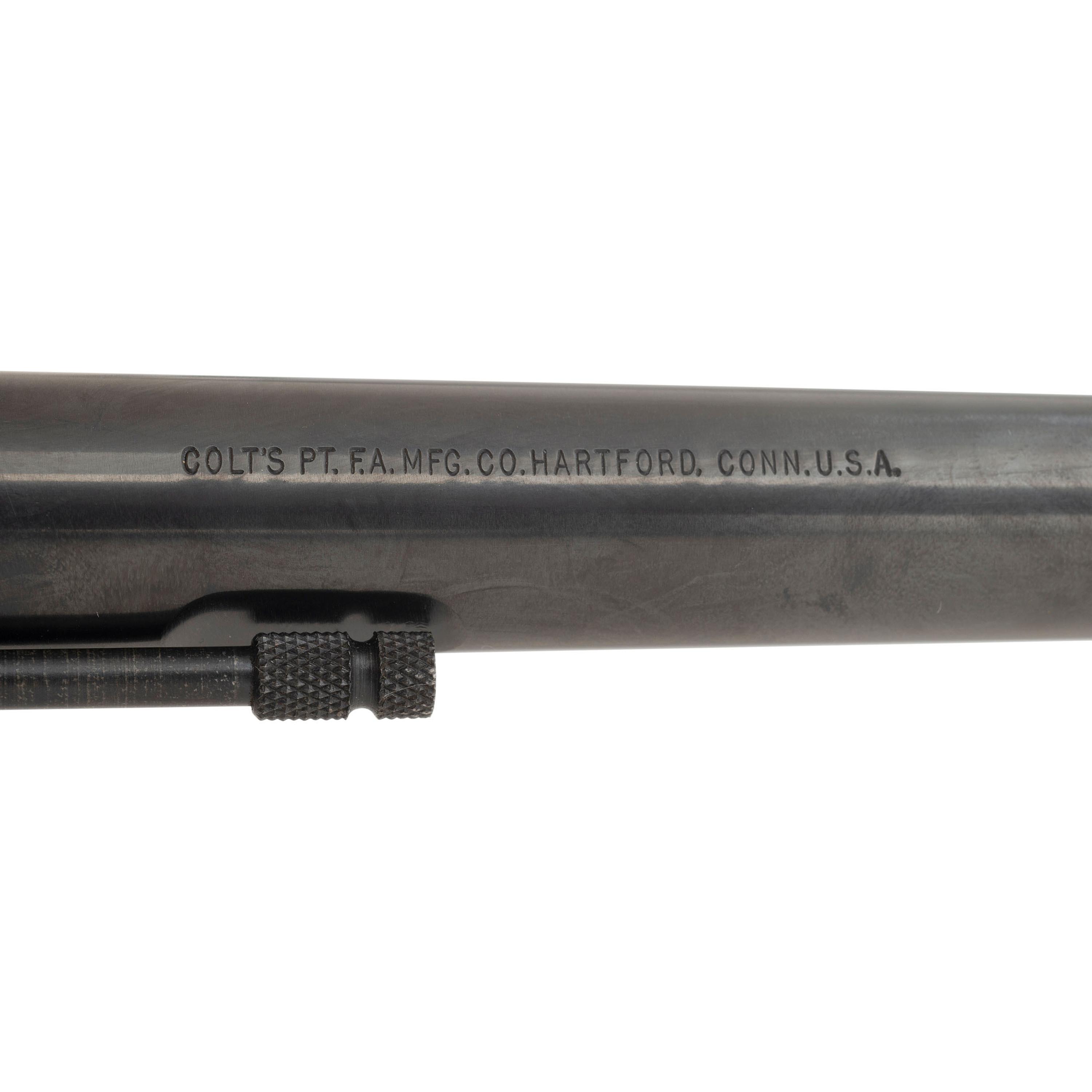 **Colt Officers Match 22 Revolver in Factory Box with Matching Test Target