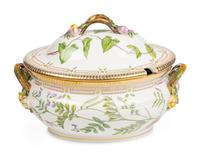 A Royal Copenhagen Flora Danica Porcelain Covered Tureen