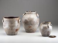 Three Stoneware Jars