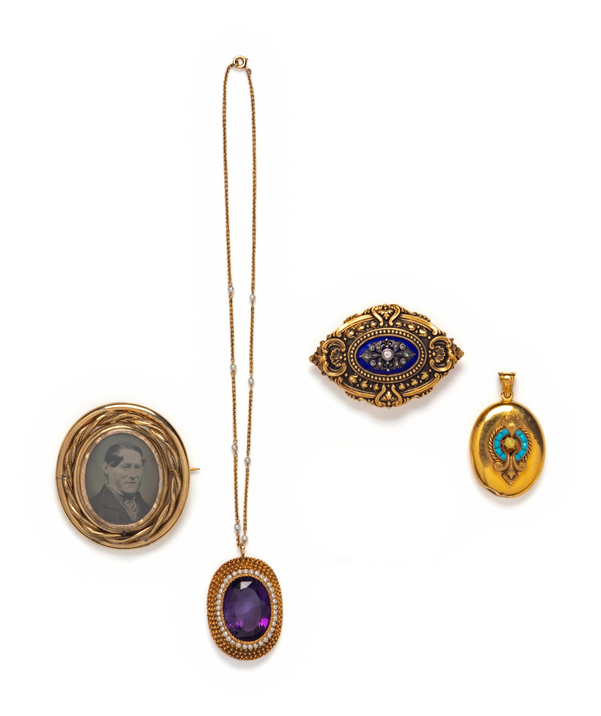 COLLECTION OF ANTIQUE JEWELRY