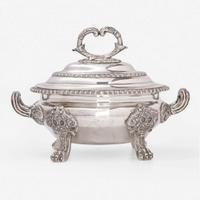 A George IV Sterling Silver Sauce Tureen with Cover