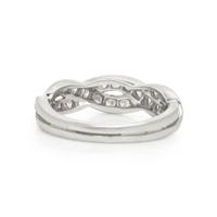 OSCAR HEYMAN & BROTHERS, PLATINUM AND DIAMOND RING