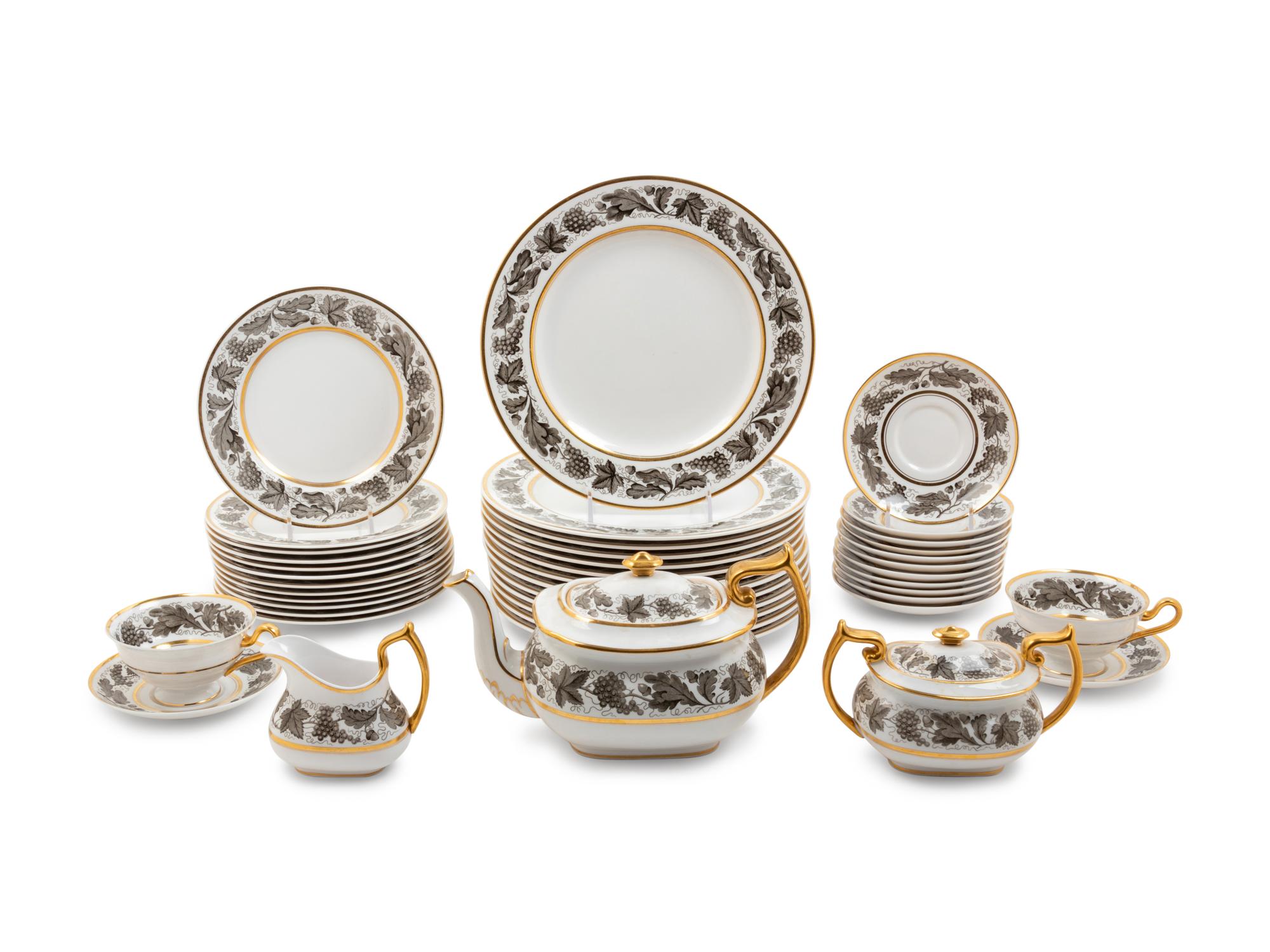 A Spode Porcelain Dinner Service