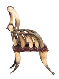 A Victorian Child's Horn Chair