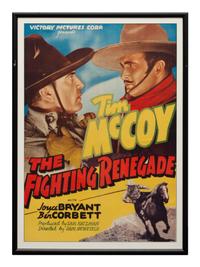 Vintage Movie Poster, The Fighting Renegade