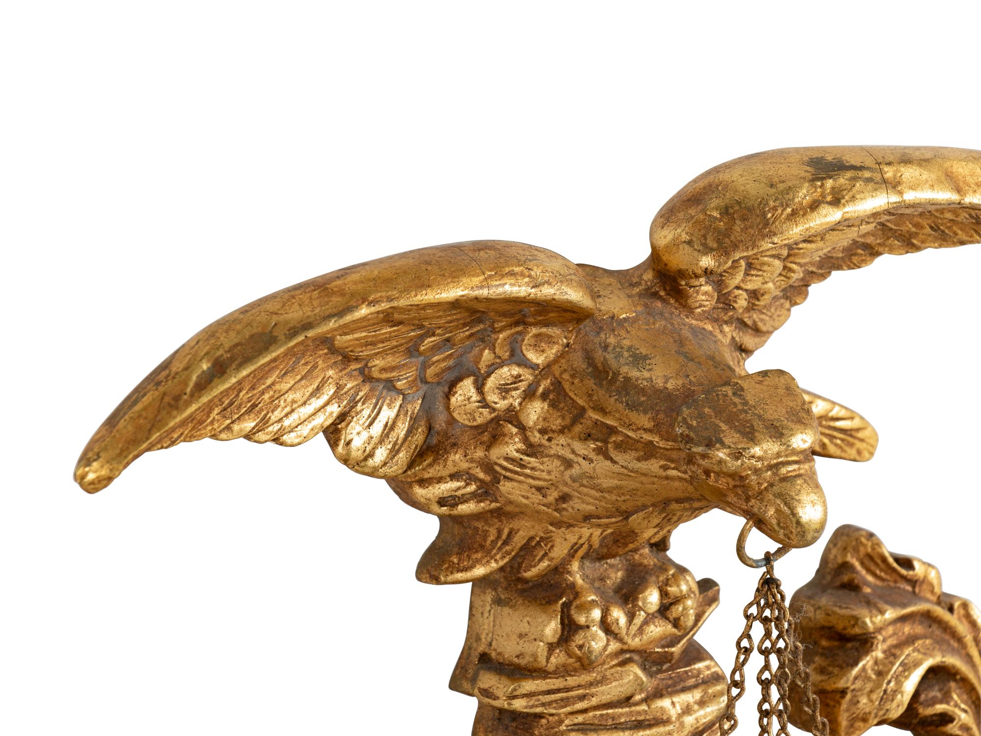 A Pair of Regency Style Giltwood Girandole Mirrors