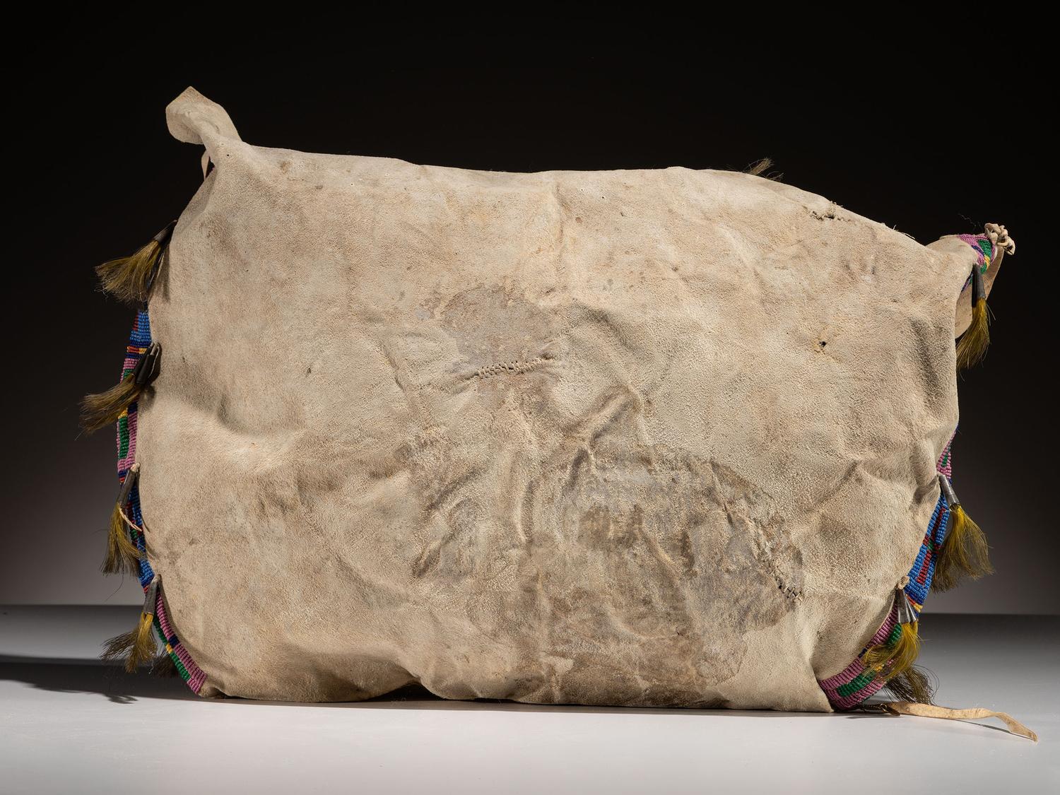 Yankton Sioux Beaded Hide Possible Bag