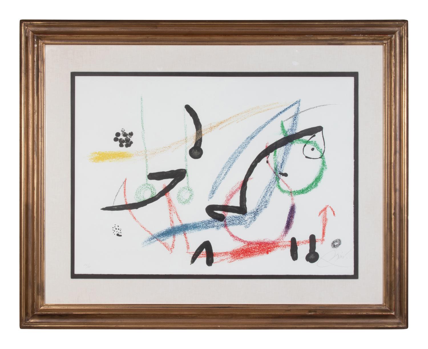 Plate 9 (from Maravillas con variaciones acrósticas en el jardin de Miro )