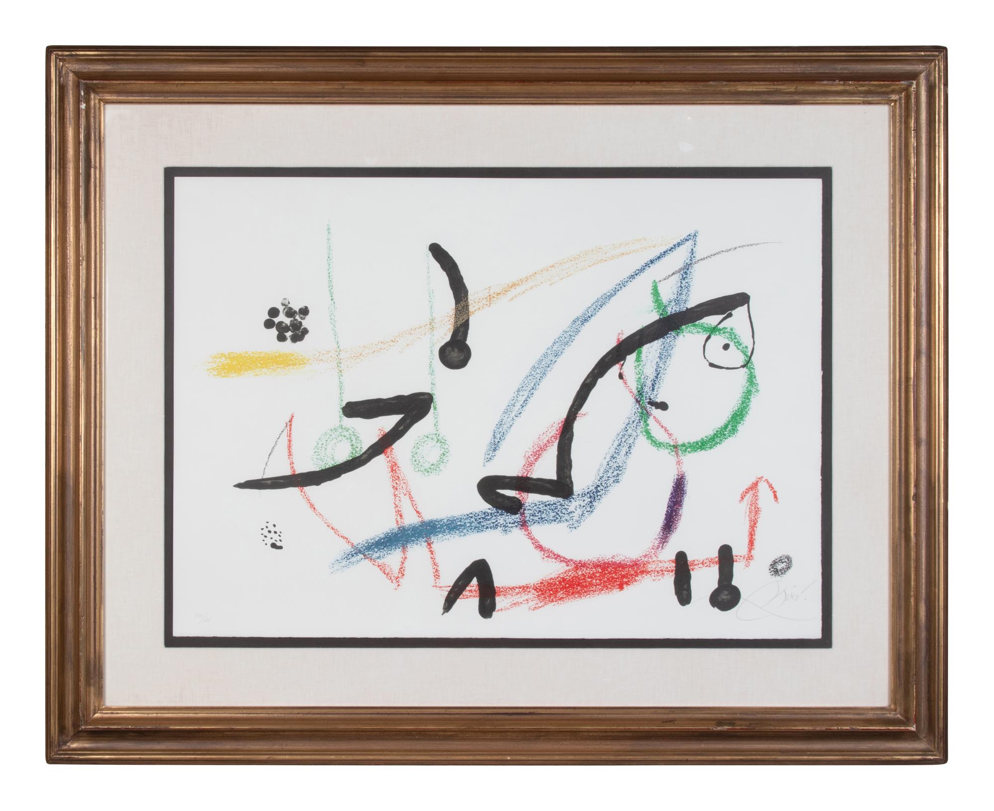 Plate 9 (from Maravillas con variaciones acrósticas en el jardin de Miro )