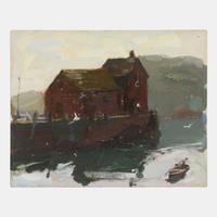 Nine works: Untitled Coastal Scenes