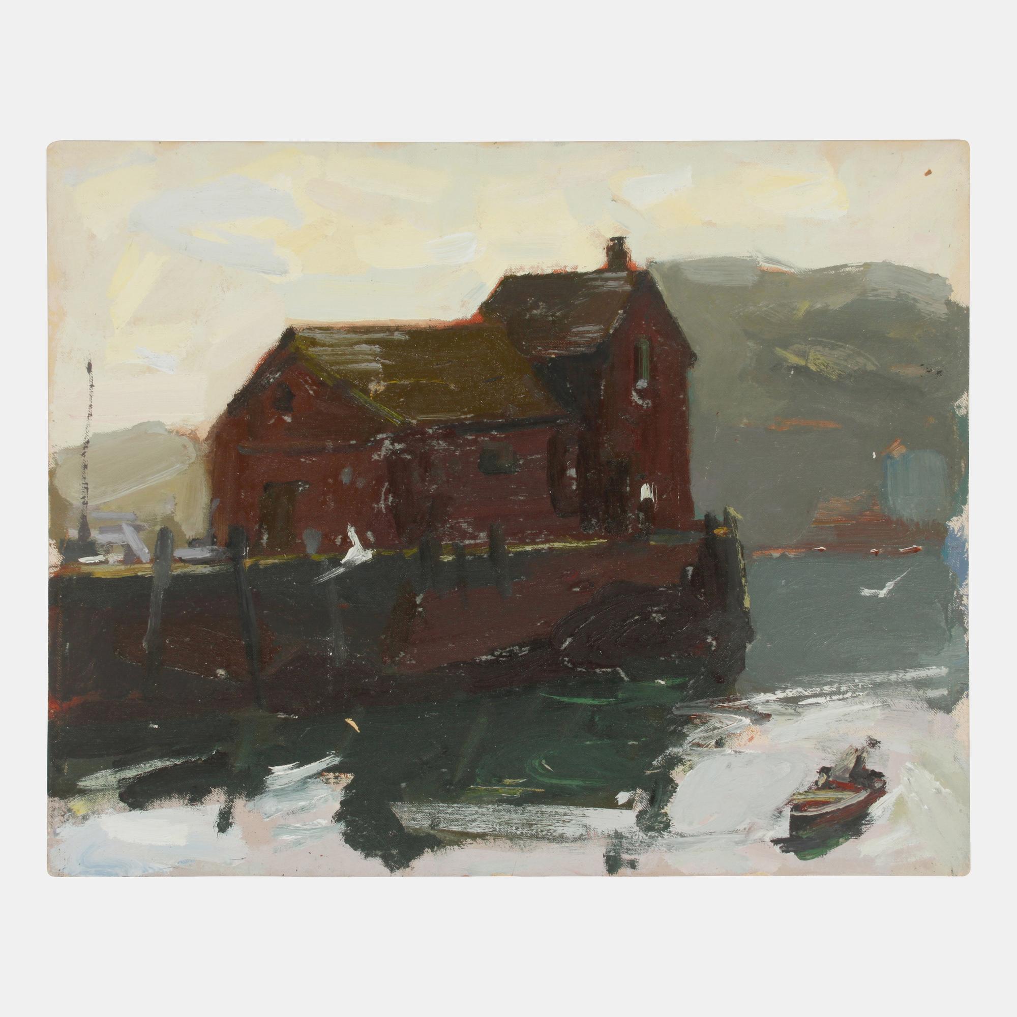 Nine works: Untitled Coastal Scenes