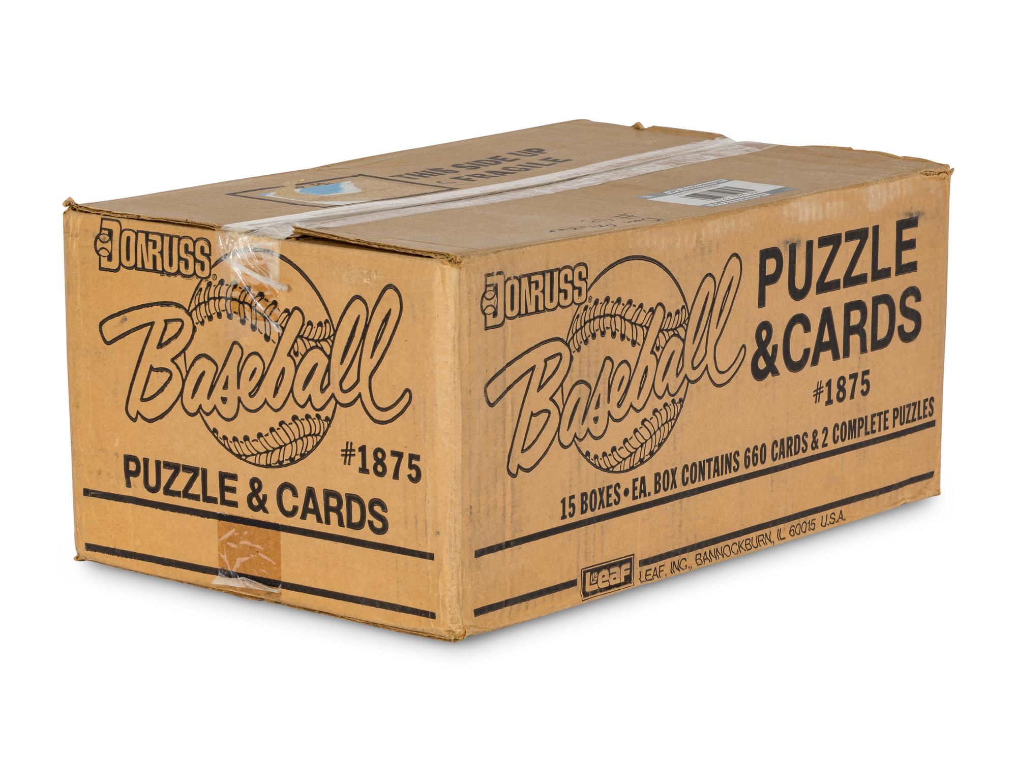 A Factory Case of 1987 Donruss Baseball Card Complete Sets (15 Total Sets)