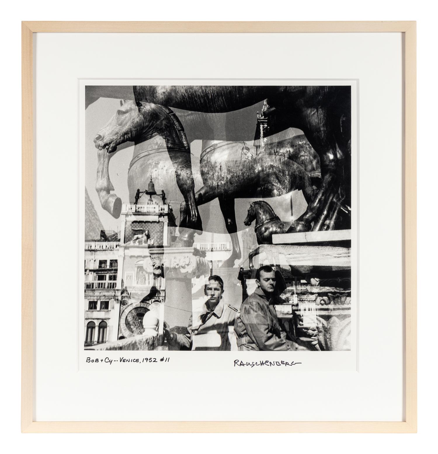 Robert Rauschenberg (1925-2008) Bob + Cy -- Venice, 1952