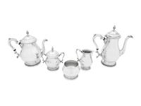 An American Silver Five-Piece Tea and Coffee Service