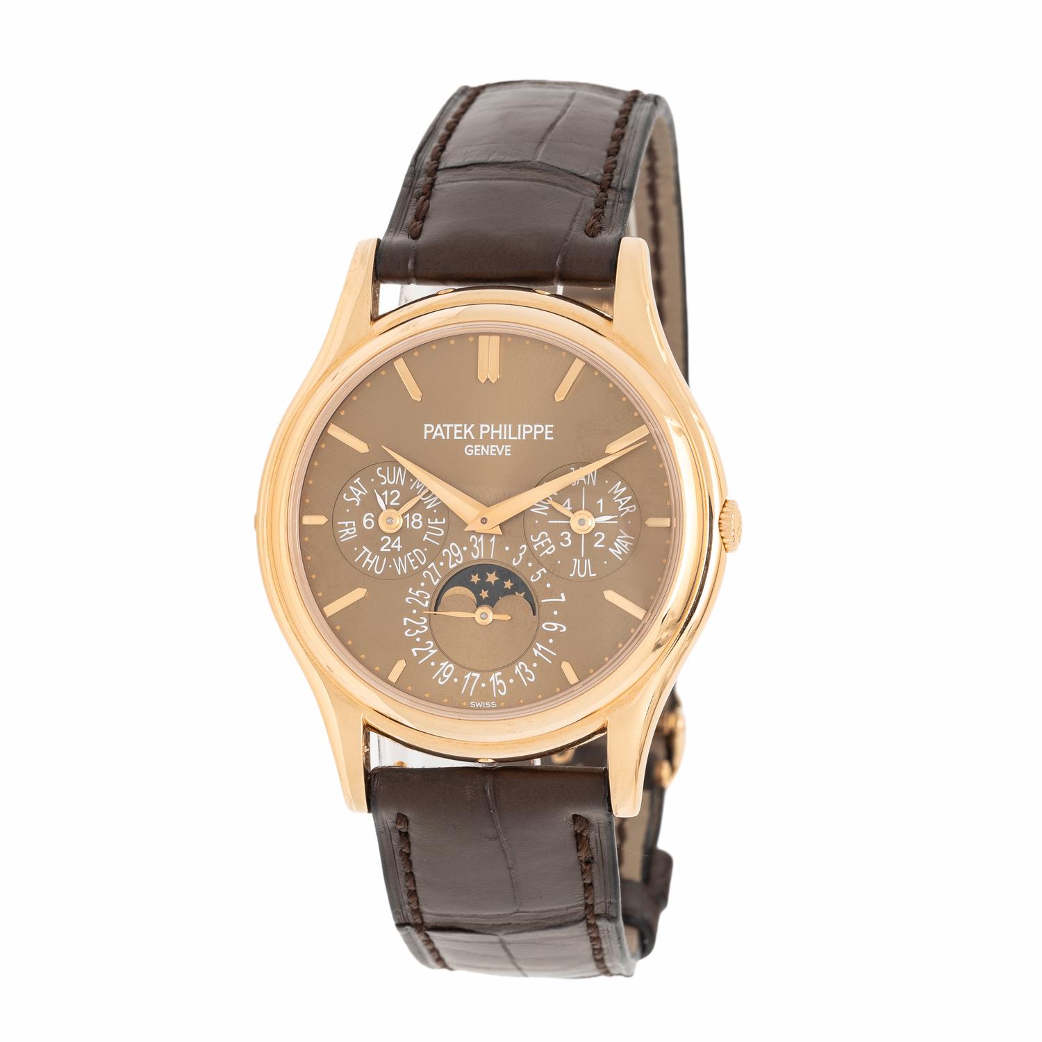 Patek Philippe, Ref. 5140R, 18K Rose Gold Perpetual Calendar Moonphase Watch, with Extra Case Back & Stylus