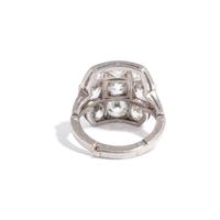 PLATINUM AND DIAMOND RING