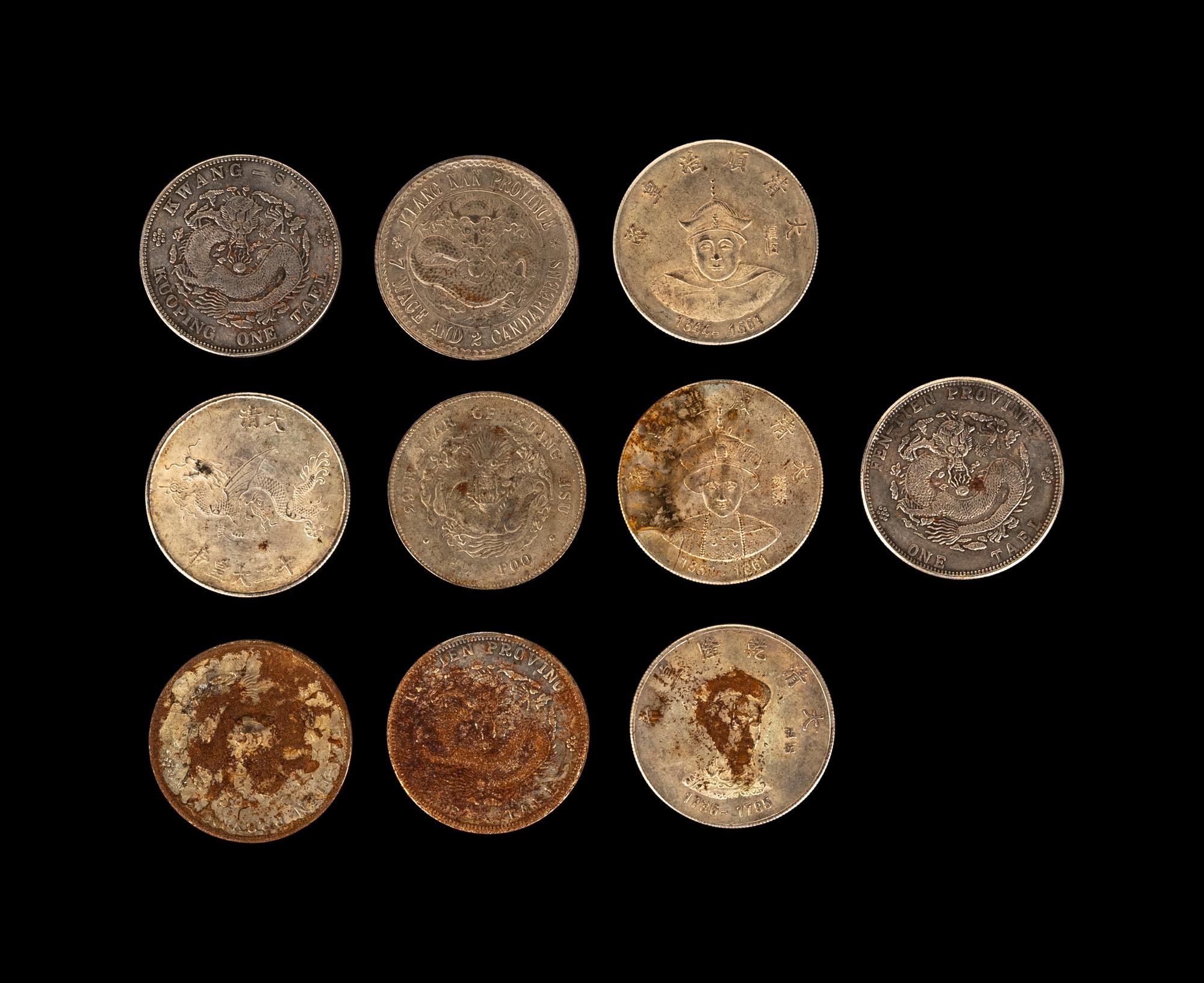 10 Chinese Silver Coins