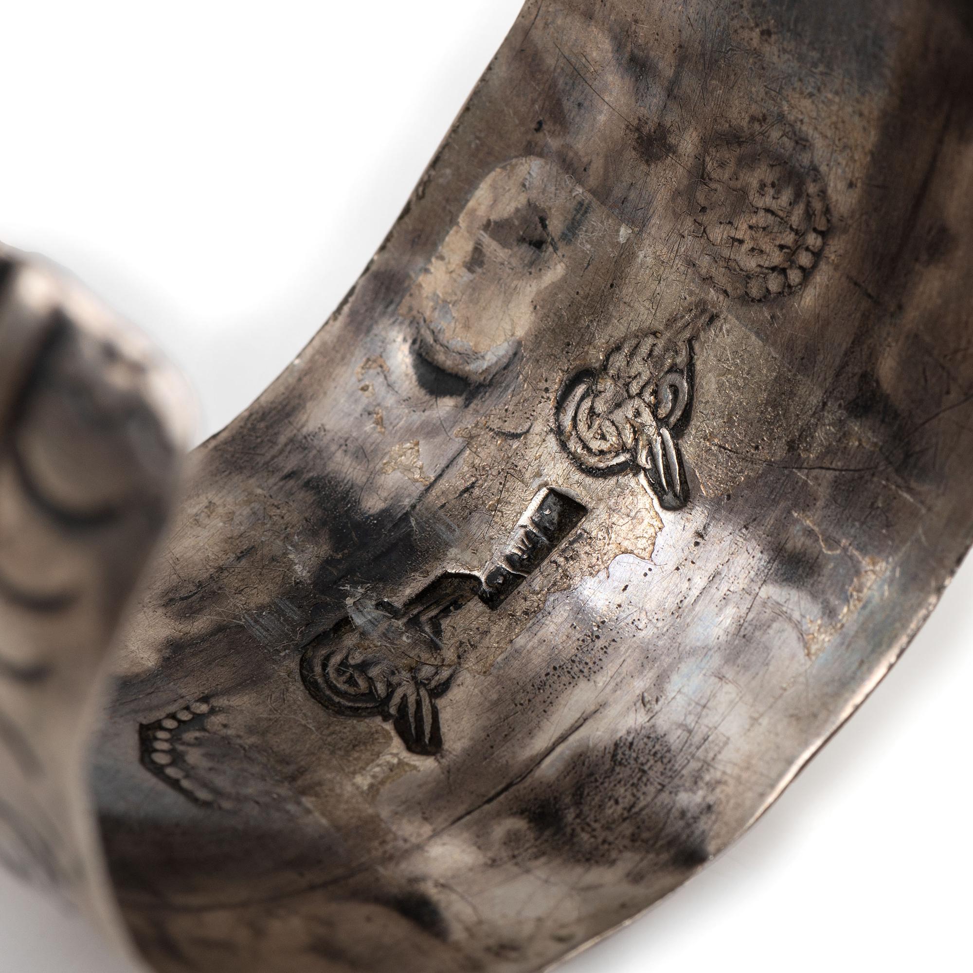 Pair of Southwestern-Style Silver Cuffs