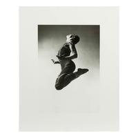 Barbara Morgan (American, 1900–1992) — Three Works ( José Limón, Chaconne , 1944; J osé Limón + Cat in Barbara Morgan Studio , 1944; Merce Cunningham-Totem Ancestor , 1942); printed later
