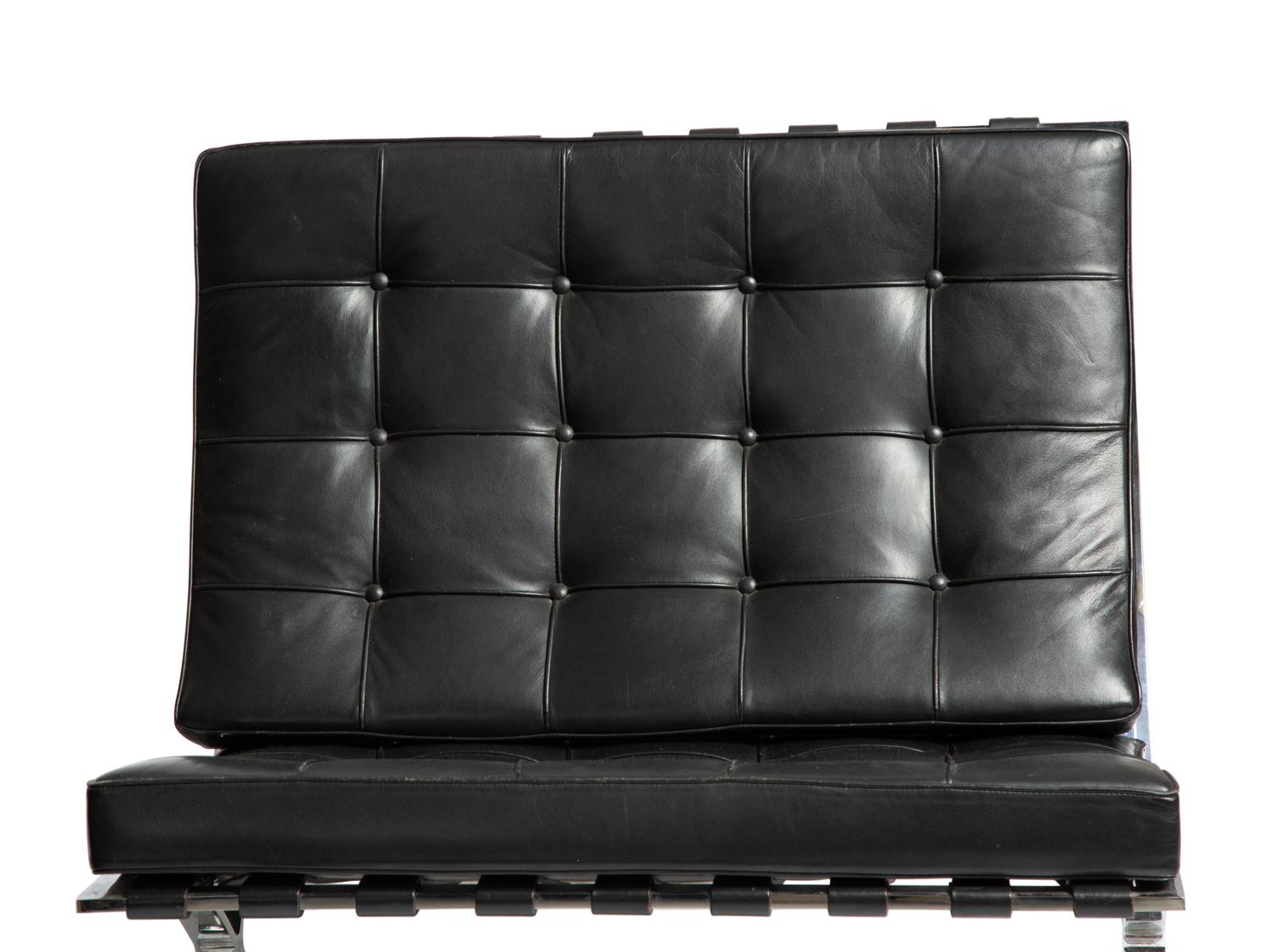 Pair of Barcelona Chairs, 1987 Knoll, USA