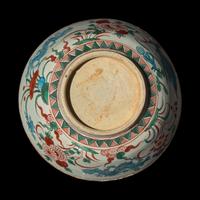 A Chinese "Swatow" Ware Bowl, Late Ming Dynasty — 明晚期 外銷瓷盌