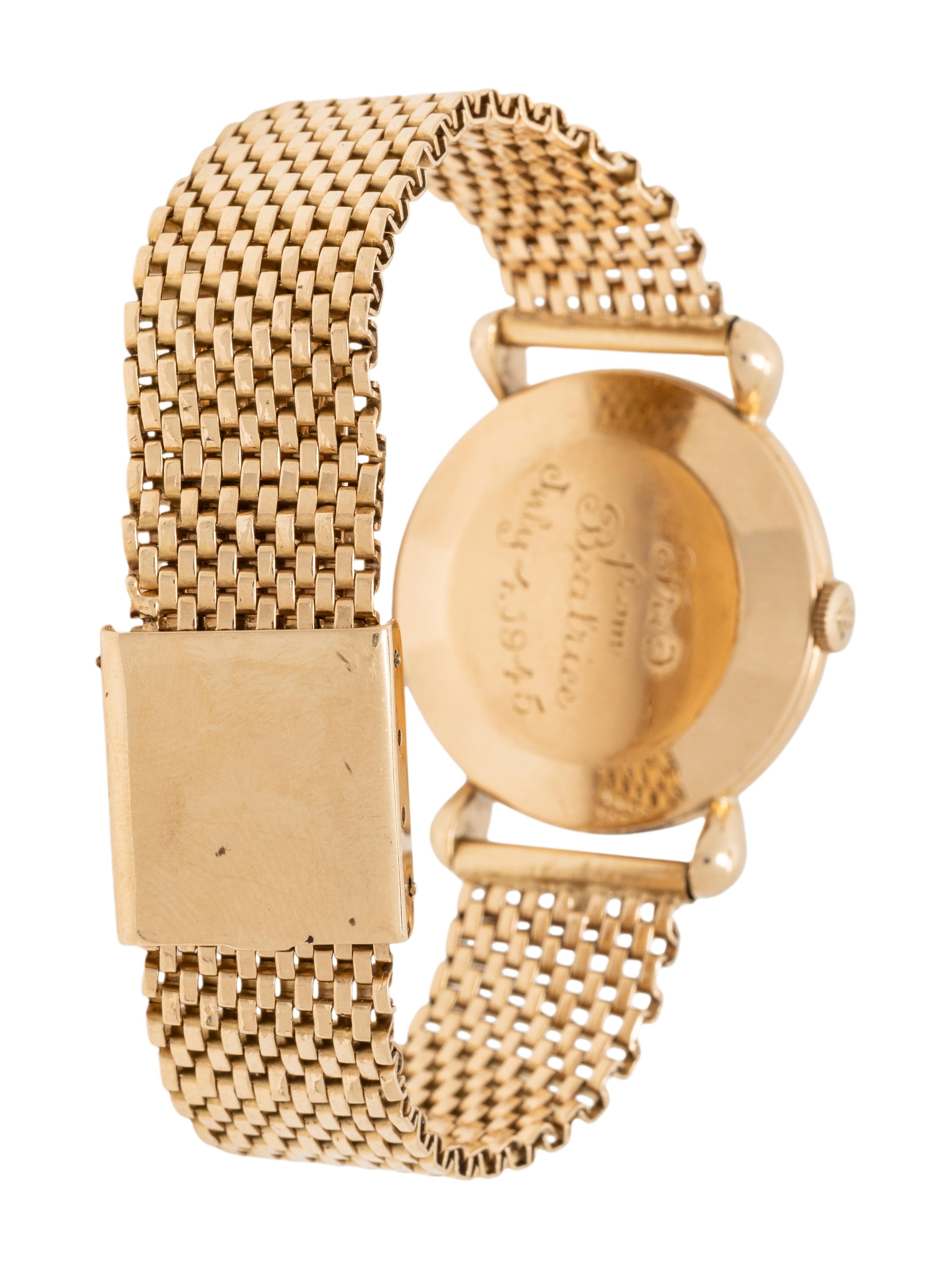 VACHERON & CONSTANTIN, 14K YELLOW GOLD WATCH