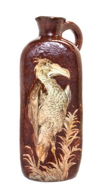 A Martin Brothers Salt Glazed Stoneware Ewer Height 9 1/2 inches. — CIRCA 1898