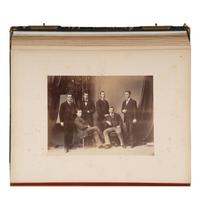 [African Americana] Yale College Photo Album of Faculty and Students, incl. African American Worker
