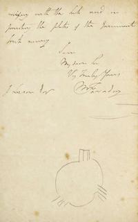 [Science, Medicine & Mathematics] Faraday, Michael: Autograph Letter, signed